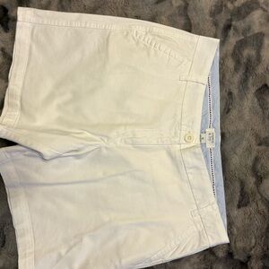 Crown & Ivy White Bermuda Shorts Relaxed Fit